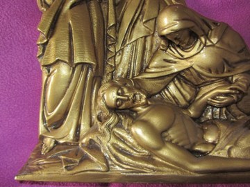 DESCENDIMIENTO JESUS MARMOLINA PINTADA TONO BRONCE (2)